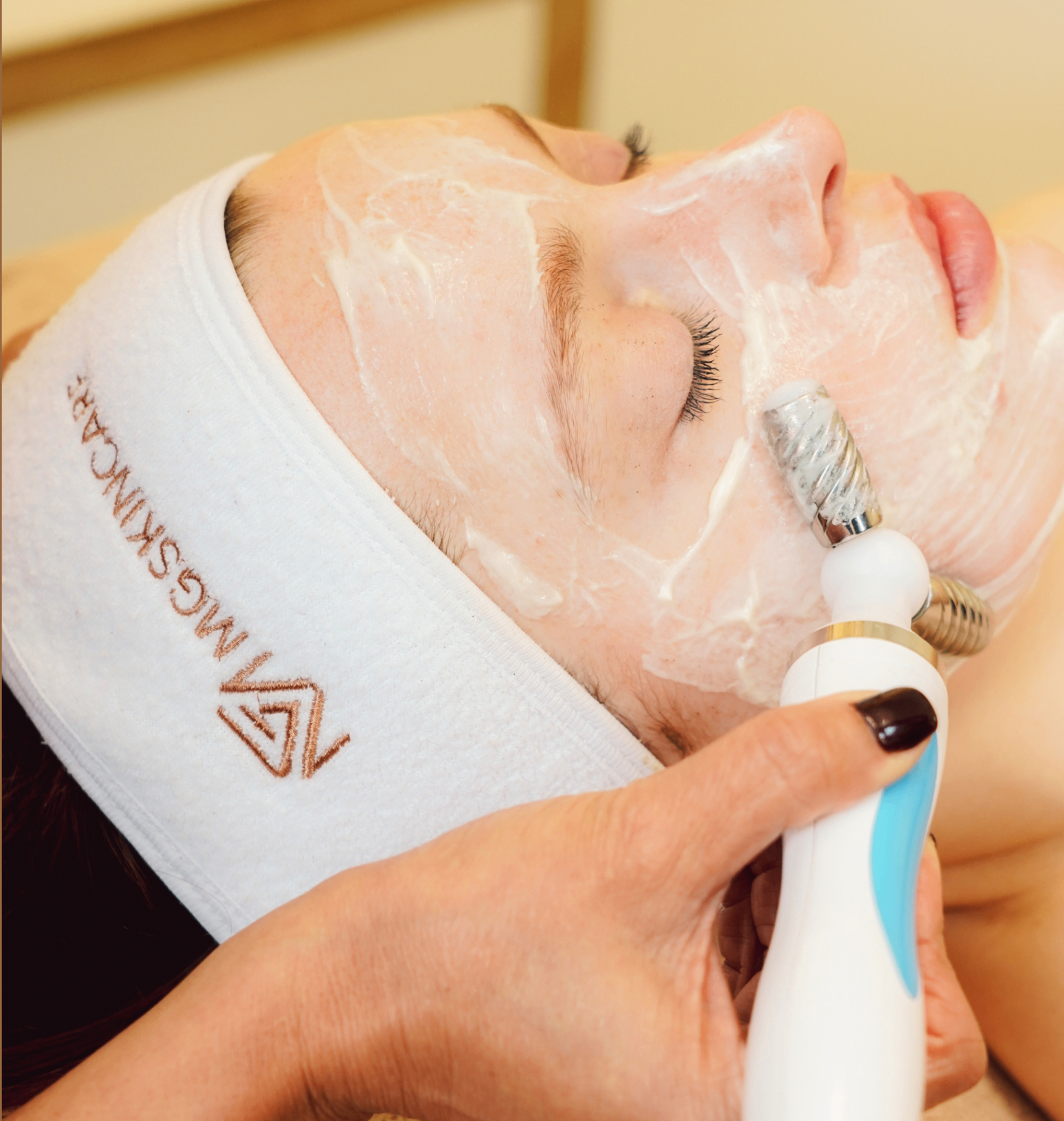 MG Skincare treatment room in Tower Bridge, London